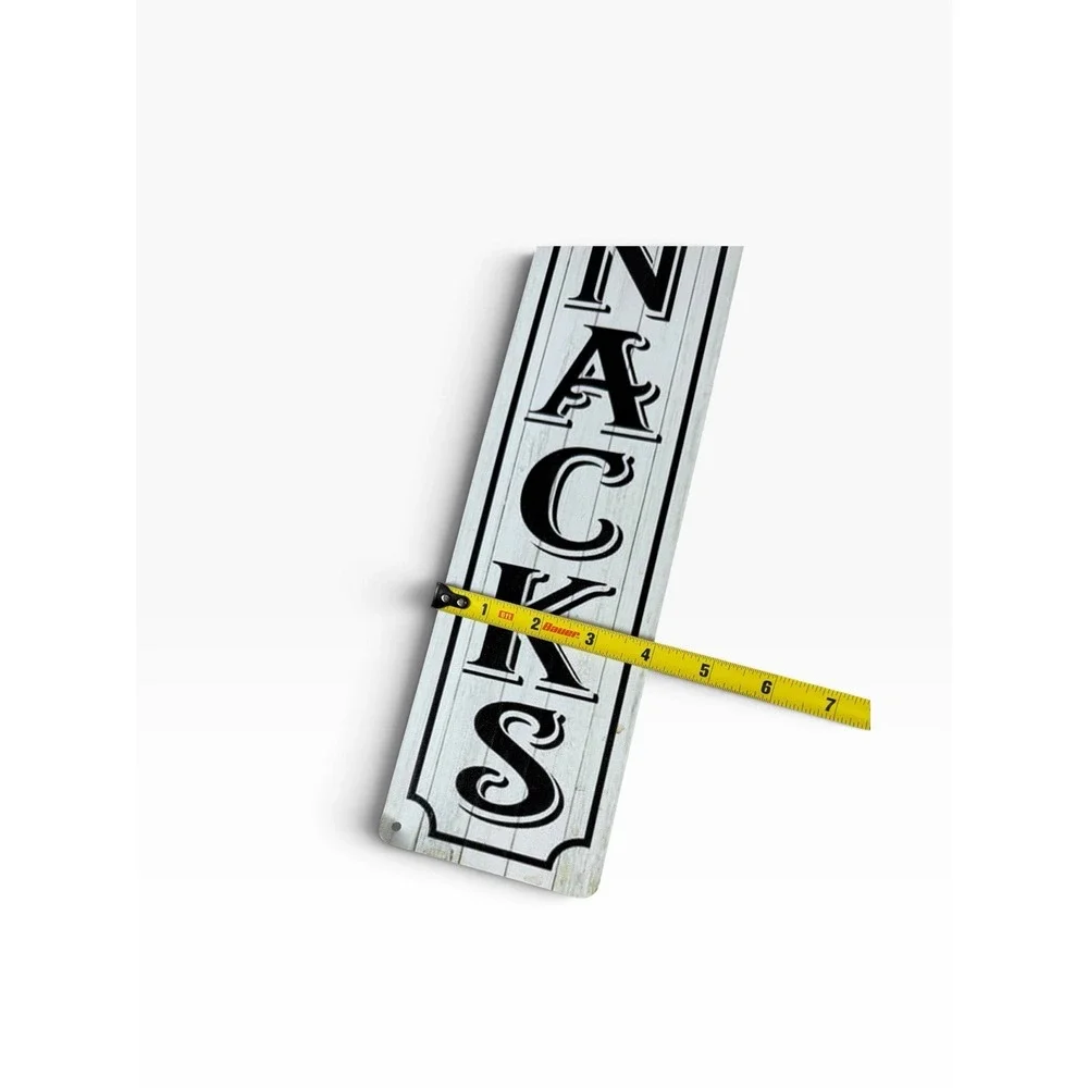 New Novelty Collectible Metal Sign SNACKS